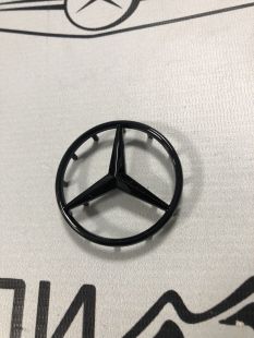 Эмблема Mercedes в руль 51 мм черная Эмблема Mercedes в руль 51 мм черная